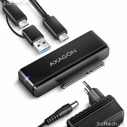 AXAGON ADSA-FPX, USB-C 10Gbps - SATA 6G, 2.5", 3.5
