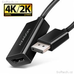 AXAGON RVD-HI20N, DisplayPort -> HDMI 2.0b redukce