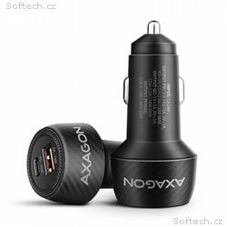AXAGON PWC-PQ48 nabíječka do auta 48W, USB-A + USB