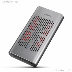 AXAGON EEM2-20GD, USB-C 20Gbps externí box pro dva