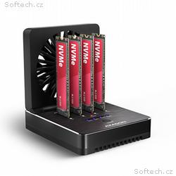 AXAGON ADSA-M2C44, USB4 dokovací stanice pro 4× M.