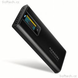 AXAGON EEM2-SD2B, USB-C 10Gbps externí box s displ