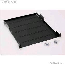TRITON Police s perforací 19", 1U, 750mm, nosnost 