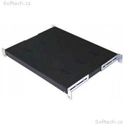 TRITON Police s perforací 19", 1U, 850mm, nosnost 