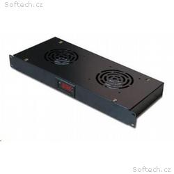 19" ventilační jednotka XtendLan, 2 ventilátory, L