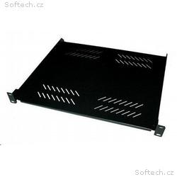 XtendLan 19" police s perforací 1U, 400mm, nosnost