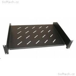 XtendLan 19" police s perforací 2U, 280mm, nosnost