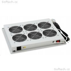 Vent.j. horní(spodní) 6x ventilátor 220V, 138W čer