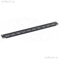 TRITON 19" záslepka 1U perforovaná oválem 36 x 6 m