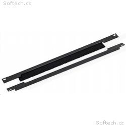 TRITON 19" průchozí panel 1U rozdělený horizontáln