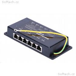 POE injektor aktivní, pasivní - 6x 1 Gb, s, stíněn