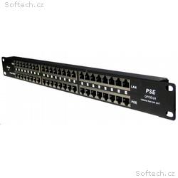 POE injektor pasivní - 24x 100 Mb, s, stíněný pane