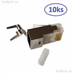 Konektor STP RJ45 (8p8c), Cat6A, 50µm, skládaný, d