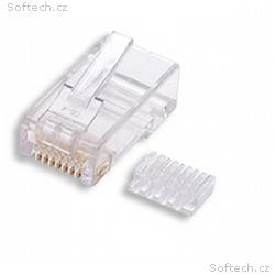 Konektor UTP RJ45 (8p8c), Cat6, 50µm, skládaný, li