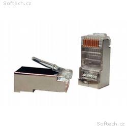 Konektor STP RJ45 (8p8c), Cat5E, 50µm, drát - 100 