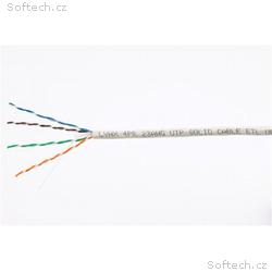 UTP kabel LYNX, Cat6, drát, PVC, Dca, šedý, 305m