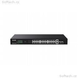 Tenda TEG1128P-24-410W (24xPoE 802.3af, at 10, 100