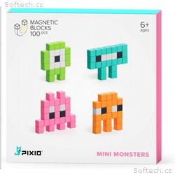 PIXIO Mini Monsters magnetická stavebnice