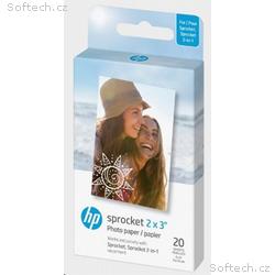 HP Zink Paper Sprocket 20 Pack 2x3"