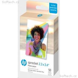 HP Zink Paper Sprocket Select 50 Pack 2,3x3,4"