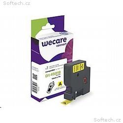 WECARE ARMOR páska pro DYMO S0720580, černá, žlutá