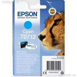 Epson Singlepack Cyan T0712 DURABrite Ultra Ink
