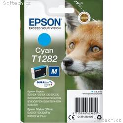 EPSON ink bar Singlepack "Liška" Cyan T1282 DURABr