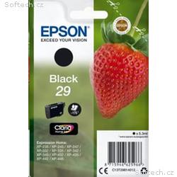 EPSON ink čer Singlepack "Jahoda" Black 29 Claria 