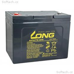 LONG baterie 12V 75Ah M6 HighRate LongLife 12 let 