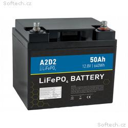 A2D2 baterie LiFePO4 12,8V 50Ah M6