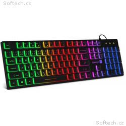 CONNECT IT kancelářská podsvícená klávesnice Choco