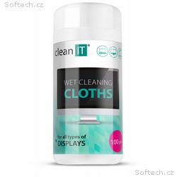 CLEAN IT Vlhčené čisticí utěrky na obrazovky 100 k