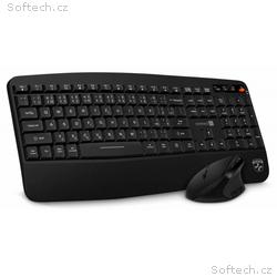 CONNECT IT Set Klávesnice+myš FOR HEALTH Combo, be
