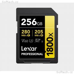 Lexar SDXC Pro 1800x U3 UHS-II R280, W210 (V60) 25
