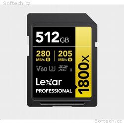 Lexar SDXC Pro 1800x U3 UHS-II R280, W210 (V60) 51