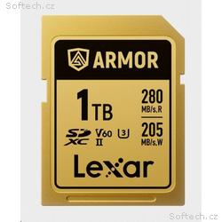 Lexar SDXC ARMOR Gold UHS-II U3, Stainless Steel, 
