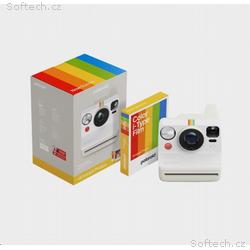 Polaroid Now Gen 3 Pebble White bundle with Color 
