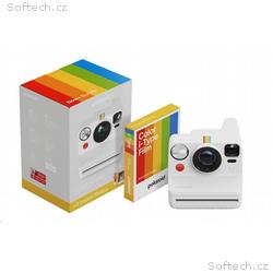 Polaroid Now+ Gen 3 White Bundle with Color Film (