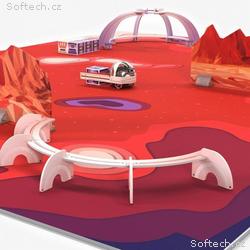 Ozobot podložka Challenge Mat: Mise na Mars