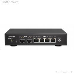 QNAP switch QSW-2104-2S (4x2,5GbE, 2xSFP+,fanless)
