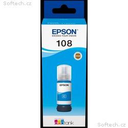 EPSON 108 EcoTank Cyan ink bottle
