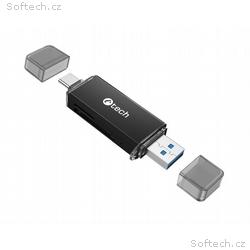 Čtečka karet C-tech UCR-02-AL, USB 3.0 TYPE A, TYP