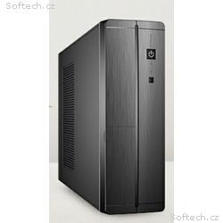 CRONO skříň MT-ITX3 Midi Tower, bez zdroje, černá