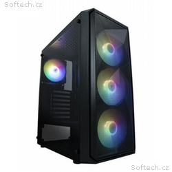 VeinX case ME19A Mid Tower, bez zdroje, 1x USB3.0,