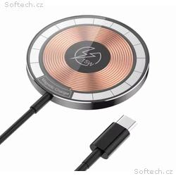 1stCOOL bezdrátová přenosná QI nabíječka 15W, MagS