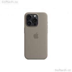 iPhone 15 Pro Silicone Case with MS - Clay