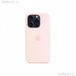iPhone 15 Pro Silicone Case with MS - Light Pink