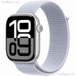 Apple Watch S10 Cell, 42mm, Silver, Sport Band, Bl