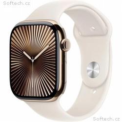 Apple Watch S10 Cell, 46mm, Gold, Sport Band, Star
