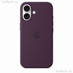 iPhone 16 Silicone Case with MS - Plum, SK